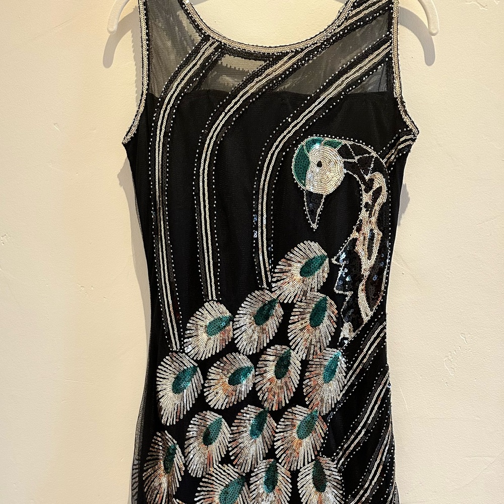 Peacock flapper. 1920’s style.